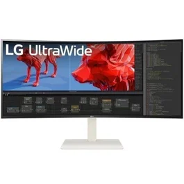 LG 38BR85QC-W Monitor Curvo UltraWide 38 Pulgadas Blanco